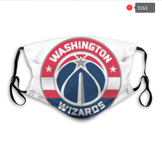 NBA Washington Wizards #3 Dust mask with filter->nba dust mask->Sports Accessory